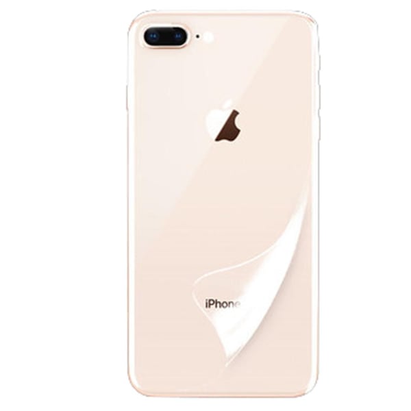 3-PACK iPhone 8 Plus Mjukt Baksida Skärmskydd PET 9H 0,2mm