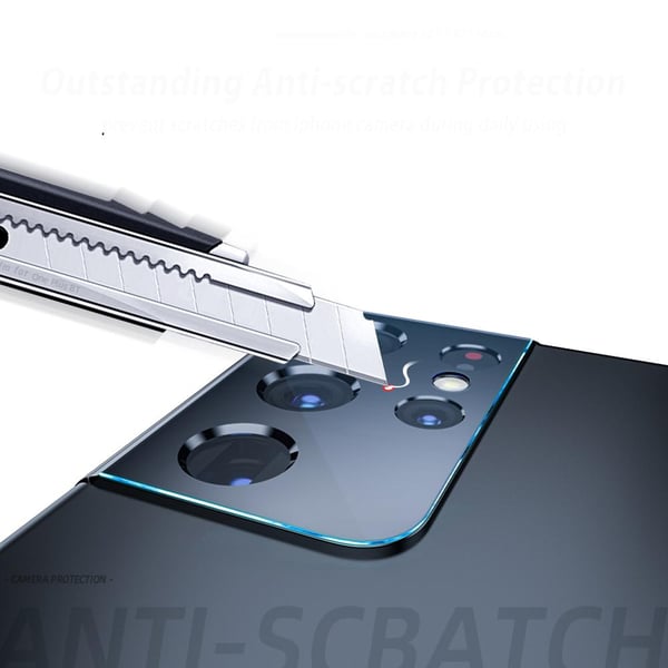 2-PACK S21 Ultra Högkvalitativt Ultratunt Kameralinsskydd