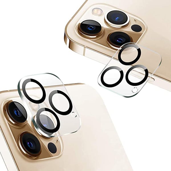2-PACK iPhone 12 Pro Max Högkvalitativt Kameralinsskydd