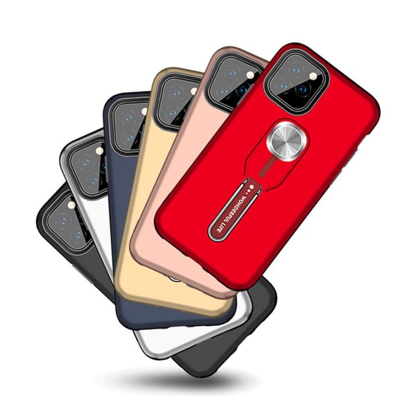 iPhone 12 Pro Max - Stilsäkert Skyddande Skal med Hållare