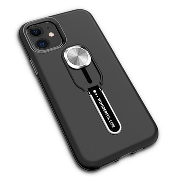 iPhone 12 - Exklusivt Stötdämpande Skal med Hållare