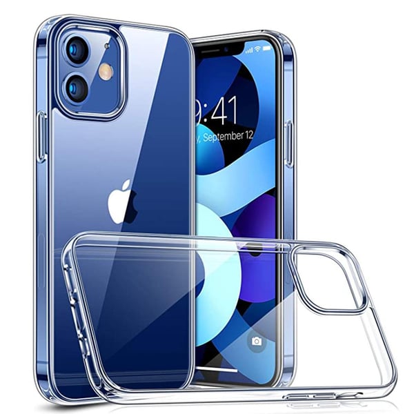 iPhone 12 Pro - Stötdämpande Silikonskal + Skärmskydd