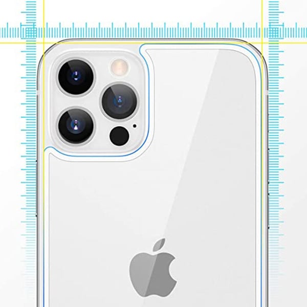 3-PACK 3-in-1 iPhone 12 Pro Fram- & Baksida + Kameralinsskydd
