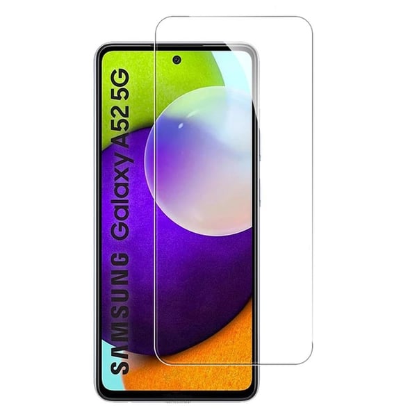 2-PACK Samsung Galaxy A52 Skärmskydd + Kameralinsskydd HD 0,3mm