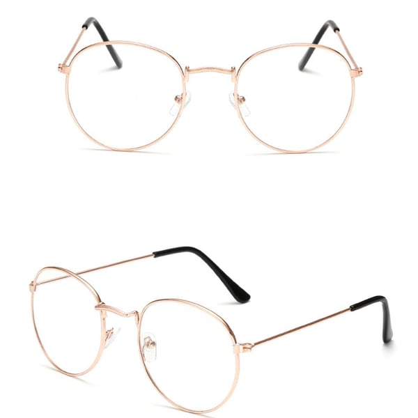 Eleganta Stilrena Glasögon med Platta Glas