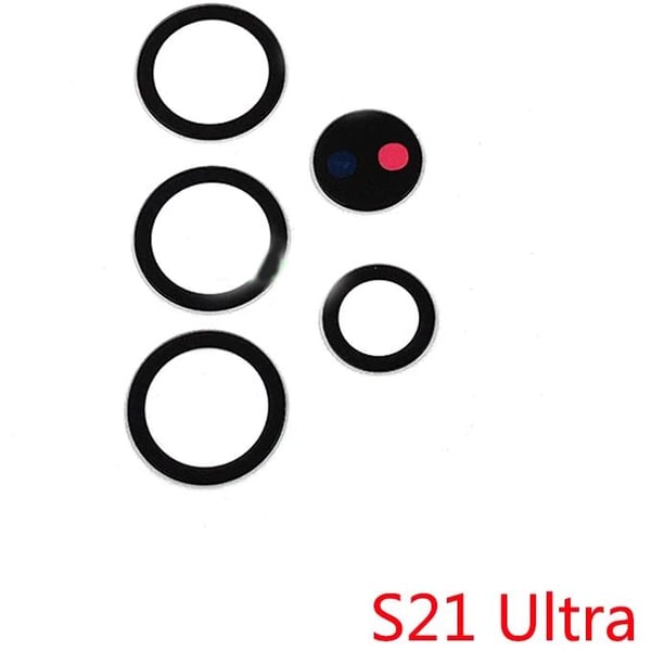 3-PACK Samsung Galaxy S21 Ultra Bakre Kamerafälglins Reservdel