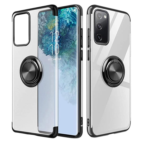 Samsung Galaxy A02S - Stilrent FLOVEME Skal med Ringhållare