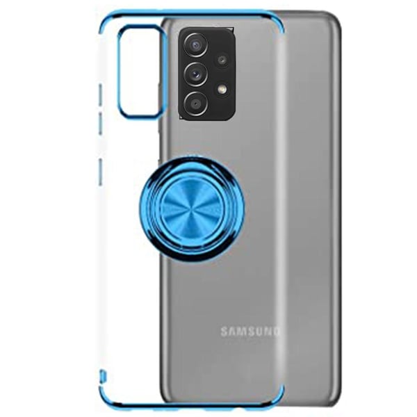 Samsung Galaxy A72 - Elegant Silikonskal med Ringhållare