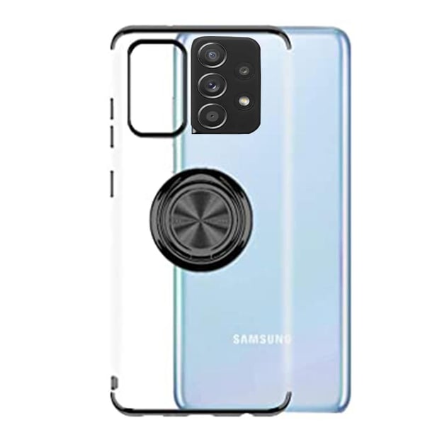 Samsung Galaxy A72 - Elegant Silikonskal med Ringhållare