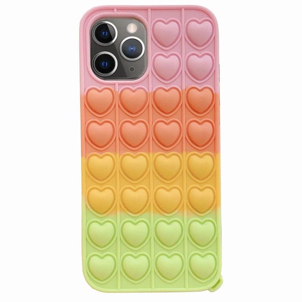 iPhone 12 Pro - Mjukt Fidget Pop It Simple Dimple Silikonskal
