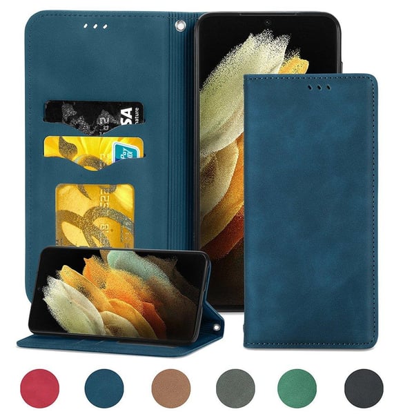 Samsung Galaxy S21 Ultra - Stilsäkert Praktiskt Plånboksfodral