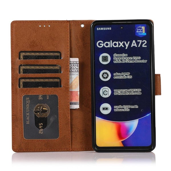 Samsung Galaxy A72 - Praktiskt Robust Plånboksfodral
