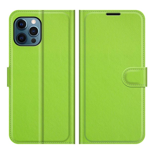 iPhone 12 Pro Max - Elegant Genomtänkt Plånboksfodral