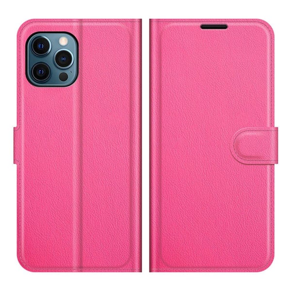 iPhone 12 Pro Max - Elegant Genomtänkt Plånboksfodral