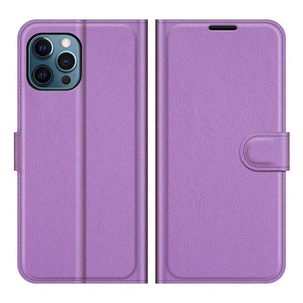 iPhone 12 Pro Max - Elegant Genomtänkt Plånboksfodral