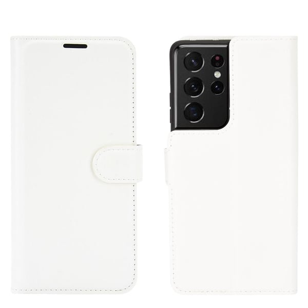 Samsung Galaxy S21 Ultra - Skyddande Stilrent Plånboksfodral
