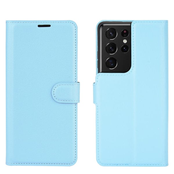 Samsung Galaxy S21 Ultra - Skyddande Stilrent Plånboksfodral