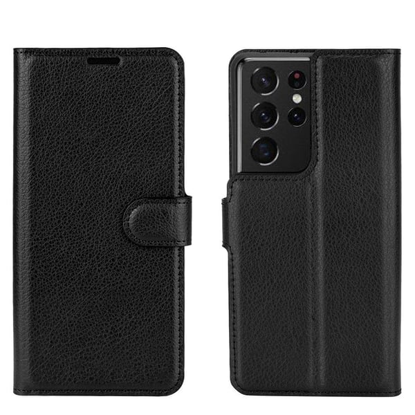 Samsung Galaxy S21 Ultra - Skyddande Stilrent Plånboksfodral