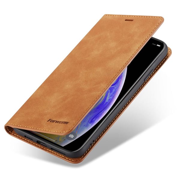 iPhone 12 - Exklusivt Praktiskt Plånboksfodral FORWENW