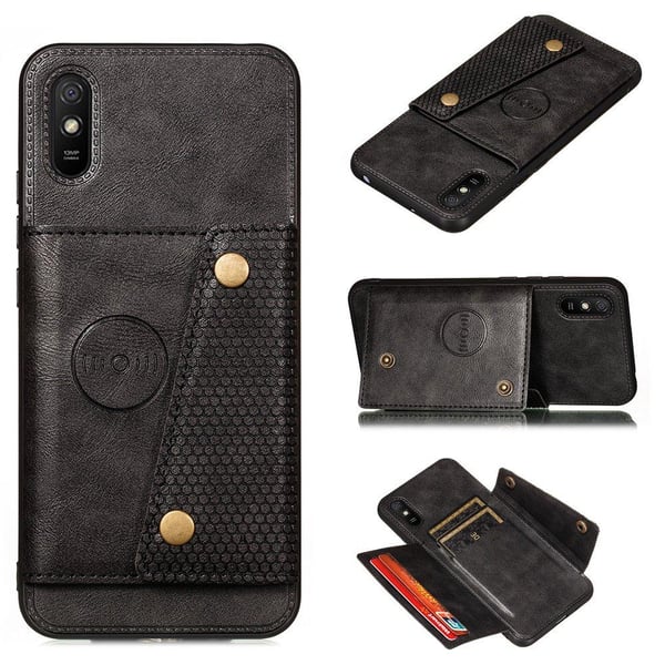 Xiaomi Redmi 9AT - Professionellt Skal med Korthållare