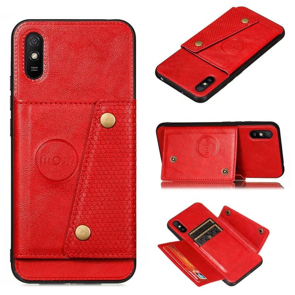 Xiaomi Redmi 9AT - Professionellt Skal med Korthållare