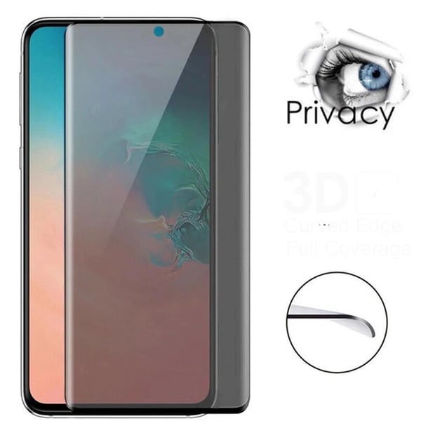 3-PACK Samsung Galaxy S21 Skärmskydd Anti-Spy 3D 0,3mm