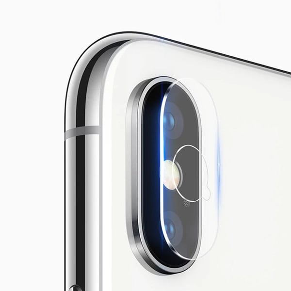 3-PACK iPhone X/XS Skärmskydd + Kameralinsskydd HD 0,3mm