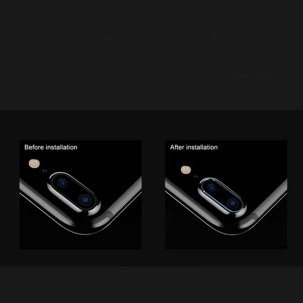 2-PACK iPhone 7 Plus Skärmskydd + Kameralinsskydd HD 0,3mm