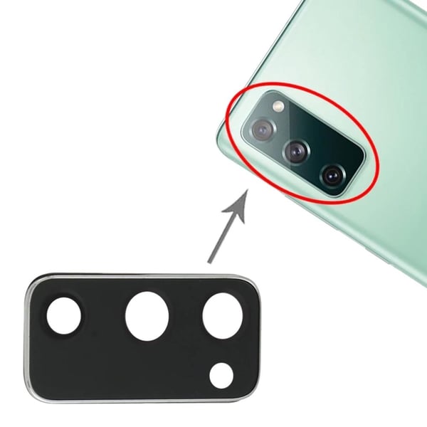 3-PACK Galaxy S20 FE Skärmskydd + Kameralinsskydd 2.5D HD 0,3mm