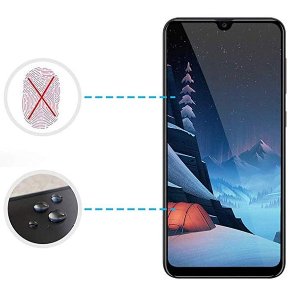 2-PACK Samsung Galaxy A02s Anti-Spy Skärmskydd HD 0,3mm