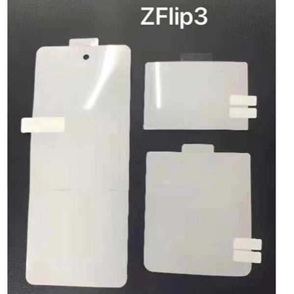 2-PACK Samsung Galaxy Z Flip 3 3-in-1 Hydrogel Skärmskydd