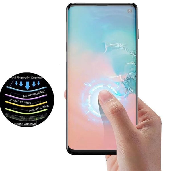 2-PACK Samsung Galaxy S10 Keramiskt Skärmskydd HD 0,3mm