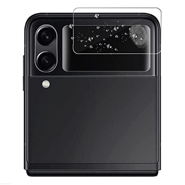 2-PACK Galaxy Z Flip 3 1Set Skärmskydd (Baksida) Kameralinsskydd