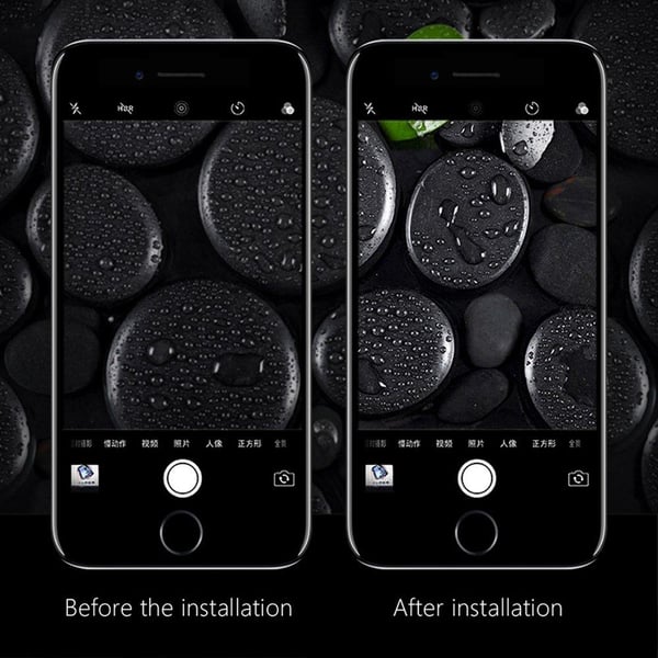 2-PACK iPhone 7 Plus Kameralinsskydd Standard HD