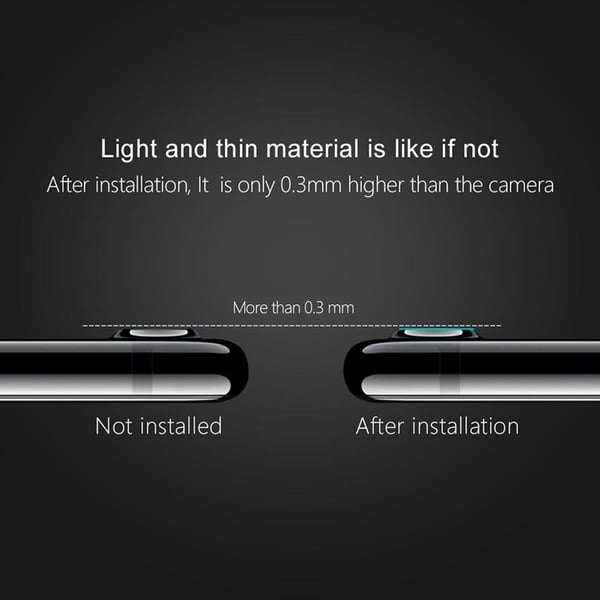 2-PACK iPhone 7 Plus Kameralinsskydd Standard HD