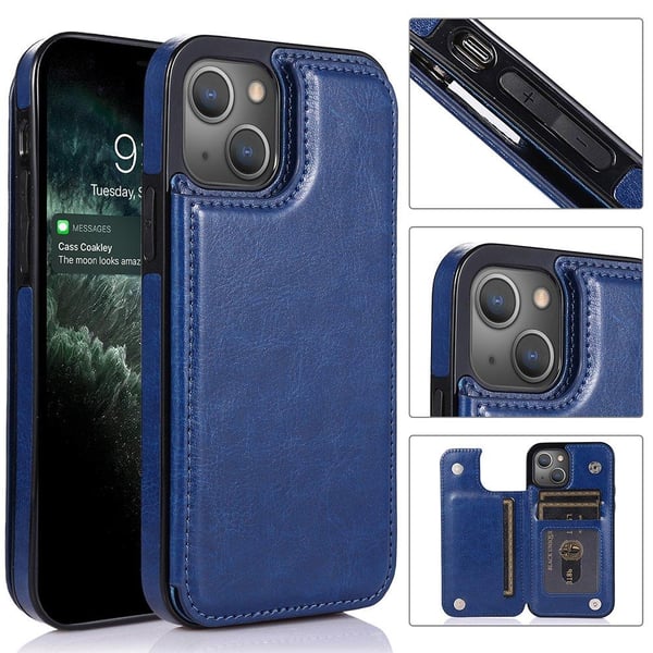 iPhone 13 Mini - Professionellt Smidigt Skal med Korthållare
