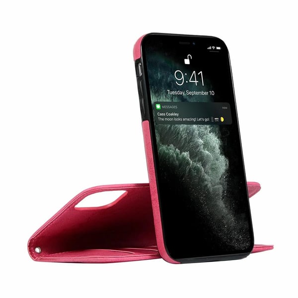 iPhone 13 Mini - Professionellt Praktiskt LEMAN Plånboksfodral