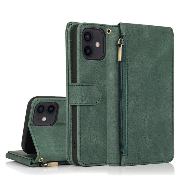 iPhone 12 - Professionellt Robust Floveme Plånboksfodral