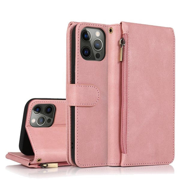 iPhone 12 Pro - Stilsäkert Plånboksfodral (FLOVEME)