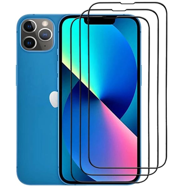 3-PACK iPhone 13 Pro Max Skärmskydd 2.5D HD 0,3mm