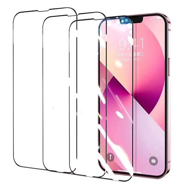 2-PACK iPhone 13 Pro Skärmskydd 2.5D HD 0,3mm