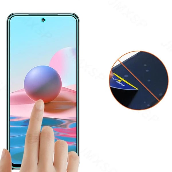 3-PACK Xiaomi Redmi Note 10S Standard Skärmskydd HD 0,3mm