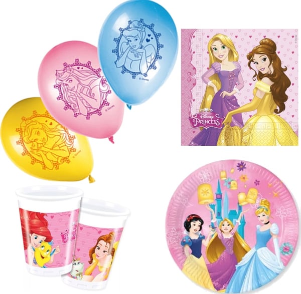 Kalaspaket Prinsessor 44 delar 8 personer