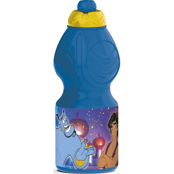 Disney Aladdin Water Bottle/Sports Bottle 400ml Blue