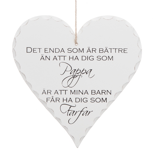 Skylt Pappa...Farfar