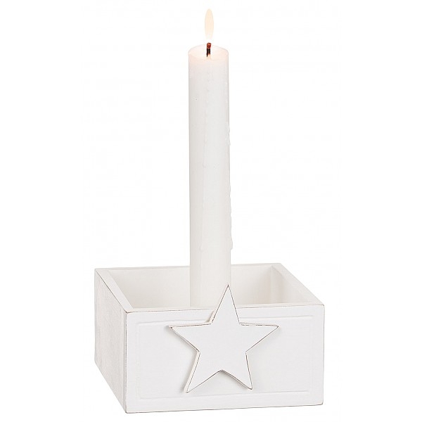 Träljusstake Stjärna