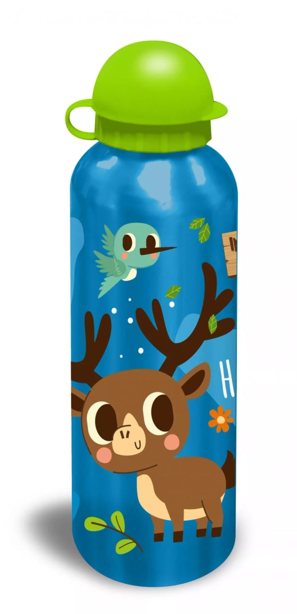 Animals in the Forest Aluminium Water Bottle/Sports Bottle for Children 500 ml
