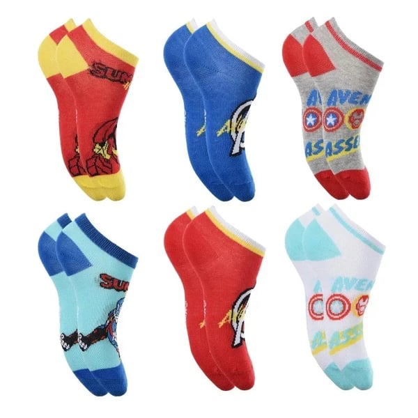 Avengers Strumpor 6-pack 23-34