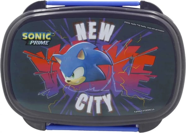 Sonic Lunchbox Matlåda med Bestick