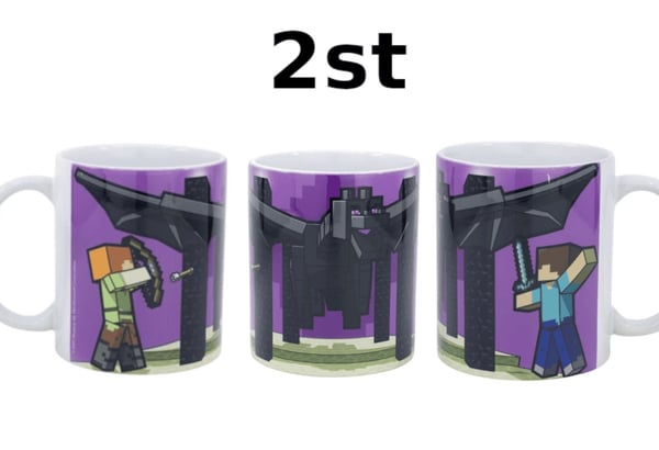 2 st Porslinsmuggar Minecraft